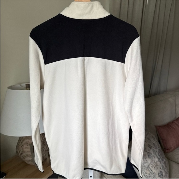 🔥The North Face - Black & Cream TKA Glacier Snap-Neck Pullover - L - Picture 7 of 9
